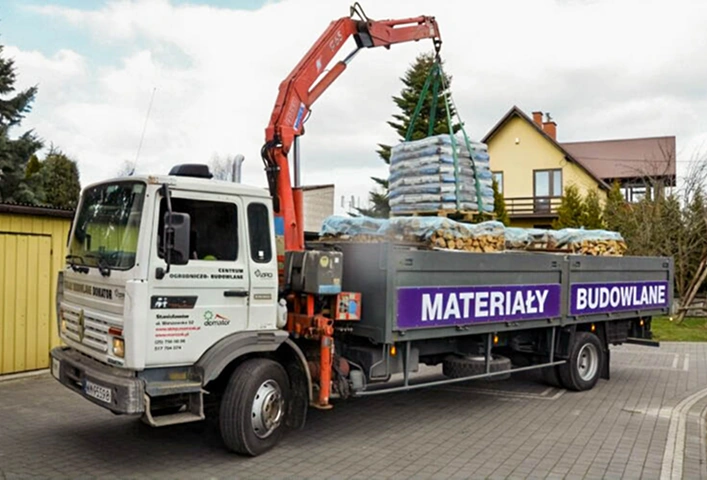 Dostawa materiałów budowlanych do klienta